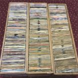 Pop Chart Hit 7” Vinyl 45rpm Records. Great lot of 3 boxes full of 70’s - 80’s and 90’s hit records.