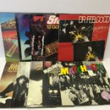 Rock / Pop Vinyl Records. To include - Dr. Feel good - Thin Lizzy - Princess Pang - Boston - Santana