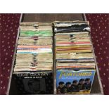 Box Of Hit 45rpm 7” Vinyl Records. Here we have a great box of Golden Oldie hits to grace any