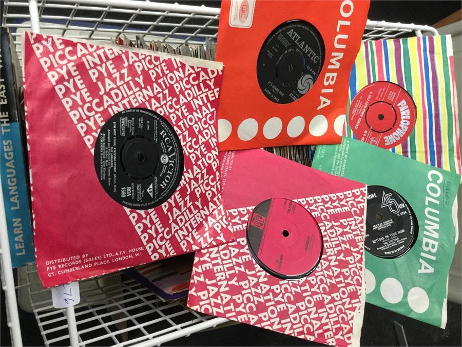 Box Of 7” Various 45rpm Singles. Allsorts Of genres and years here and mainly in VG++ Conditions. - Image 2 of 3