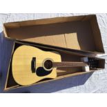 Autograph 4 Acoustic Guitar. Here we have a brand new ex shop acoustic guitar with spruce top.