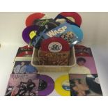 Rock - Pop - Punk Collection Of Coloured 7" Vinyl Records. Here we have a great selection of 72