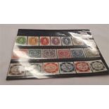 Bavaria. 1920. S.G. 0274 - 0291. Complete used set. Cat. £1,000.