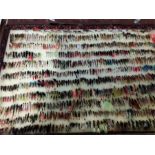 A quantity of of various flies ( fishing)