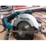 A Makita 18v battery circular saw. (no bty) (15)