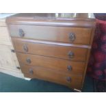 A four drawer chest.