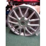 A pair of VW 18"alloy wheels.