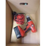 A Black & Decker 18v battery drill.(18).