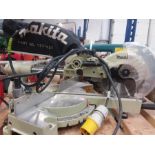 A Makita corded 110v radial saw.(20).