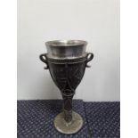 A boxed Lord of the Rings Royal Selangor Smeagol pewter goblet.