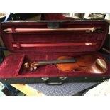 A del Gliga Cristian 2006 02 65 violin, condition as found. Together with an A. Eastman bow.
