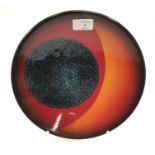 Poole Pottery limited edition Uranus 10" dish from the alignments of the planets.
