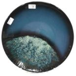 Poole Pottery 16" Moon charger from The Sun & Moon Collection designed by Alan Clarke, limited
