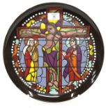 Poole Pottery 13" cathedral plate "Chartres" designed by Tony Morris, limited edition 47/1000.