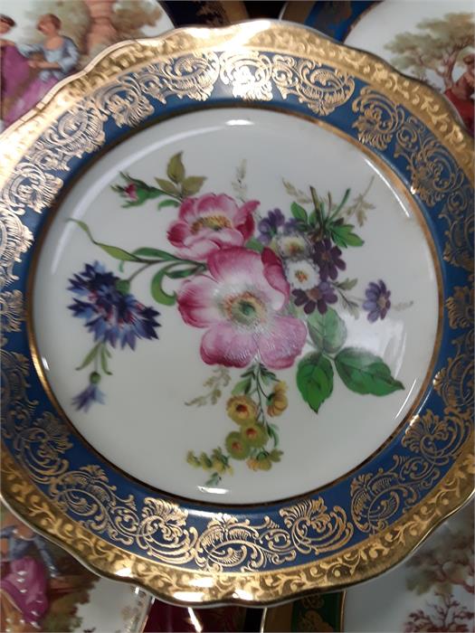 LIMOGES: Eight decorative plates. - Image 2 of 3