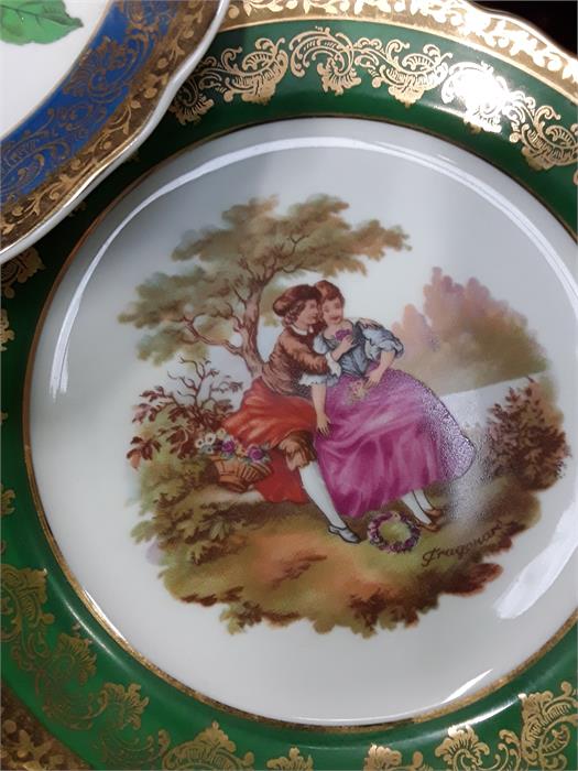 LIMOGES: Eight decorative plates. - Image 3 of 3