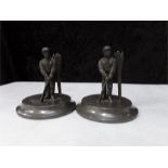 A pair of Spelter golf players (AF).