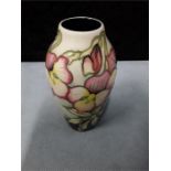 Moorcroft: trial vase, pink pansy 15.2.12 .