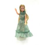 Palitoy (England) Pippa Princess doll, with long blonde hair and '2' marking to back of head, when