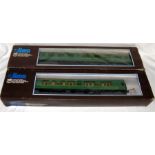 LIMA O Gauge 2 x 6617 BR(S) Green lined Yellow Mk 1 Coaches. Near Mint in Excellent Boxes