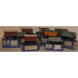 9 x HORNBY DUBLO SD6 Wagons and a Brake Van - 3 x 12T Ventilated Vans, 16T Mineral Wagon, Coal