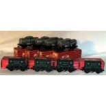 HORNBY DUBLO 4 x 4627 ICI 20T Bulk Salt Wagons and 4 x 4679 'Traffic Services' Tankers - 4627 3 x