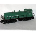 K-LINE O Gauge K-2200-8 3R NYC Green Dual Motor MP-15 BO BO with operating Headlight and