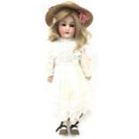 Early 20th century Heubach Koppelsdorf (Germany) bisque head doll impressed 'Heubach 250.5