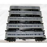 WILLIAMS O Gauge 3R - Set 2503 NYC Grey 5 Car Madison Set comprising a Baggage Car # 100, Combine