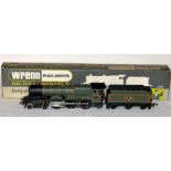 WRENN W2221 BR Green 4-6-0 'Cardiff Castle'. Near Mint in an Excellent Box with Packing Rings and