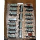 HORNBY DUBLO 3R 20 x D1 and D2 Wagons - 6 x D1 Open Wagons, 2 x D2 High Sided Wagond, 10 x D2