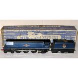 GRAHAM FARISH 00 unrebuilt BR Blue Merchant Navy 4-6-2 'Belgian Marine' # 21C103 c1950. Service