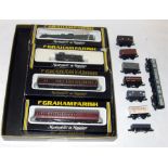 GRAHAM FARISH UK/LIMA/PECO/TRIX N Gauge - 2 x Locomotives, 3 x Coaches and 5 x Goods Wagons - Graham