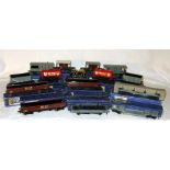 HORNBY DUBLO 3R 15 x D1 and D2 Goods Wagons - BR(M), (W) and (E) Brake Vans, NE Brake Van, Mineral