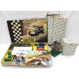 Triang Scalextric Set 31 with Cooper and Lotus racing cars, catalogues and instructions (appears