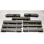 HORNBY R397 Class 43 Power and Dummy Cars in I/C Swallow Livery and 7 x Mk3 Coaches - R395 x 2 and