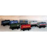 HORNBY DUBLO 2R 7 x Tankers - 5 x Neverwazzas and 2 x refurbishments - Neverwazzas - 2 x 'POOL'