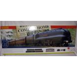 HORNBY Ready to Run Train Set R1060 'Coming Home' comprising a LMS Black Streamlined Coronation