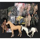 Quantity of Palitoy/ Hasbro Action Man figures, clothing and accessories, ages vary, some 40th