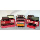 8 x Goods Wagons and a BR(M) Brake - 4310 BR(M) Brake, 4313 Gunpowder Van, 4320 Mica B, 4625 20T