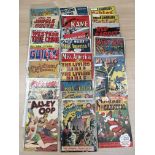 Quantity of assorted comics, c.1940s-1960s, includes Novelty Press Blue Bolt Vl.6 No.9 c.1946, 2 x