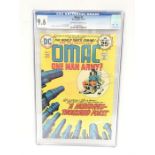 DC OMAC One Man Army Volume 1 No.3 comic c.1975, CGC graded 9.6.