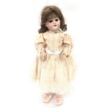 Late 19th century Armand Marseille (Germany) bisque head doll, impressed '1894 AM 4 DEP Made in