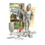 Marx (Gt. Britain) Sir Roland Silver Knight from the Noble Knight Series: plastic jointed figure