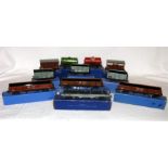 HORNBY DUBLO 3R 11 x D1 Models - Ventilated Van, Power and Silver Esso Tankers, Cattle Van, 3 x High