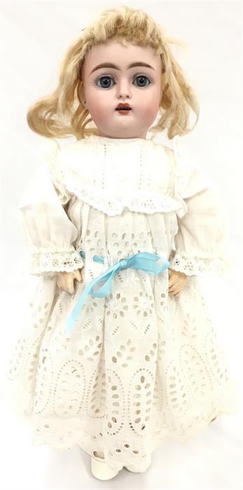 Late 19th/ early 20th century bisque head doll impressed '192', possibly Kestner/ Kammer and