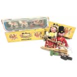 Two Pelham Puppets together with a Corgi #41 1902 State Landau Coach - The Queen's Silver Jubilee