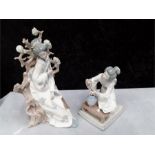 LLADRO: Japanese lady with Japanese lady tending flowers (A/F).