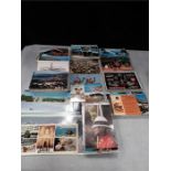 A quantity of postcards.