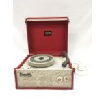 A vintage 1960's Dansette Popular record player.